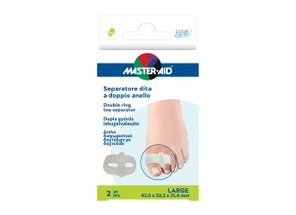 Footcare separatore dita anello doppio large 2 pezzi