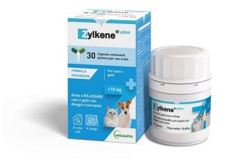 Zylkene plus cani/gatti 10 kg 30 capsule