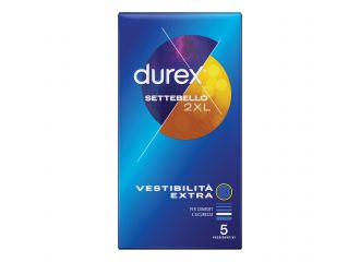 Durex Settebello 2XL Preservativi 5 Pezzi