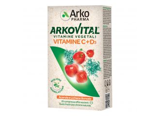 Arkovital vitamine c+d3 20 compresse effervescenti gusto frutti rossi