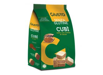 Giusto senza glutine cubi' wafer cacao 250 g