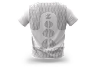 T-shirt fit therapy bianco taglia s-m