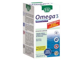 Esi Omega 3 Extra Pure Integratore Per Funzione Cardiaca 80 Perle + 40 Omaggio