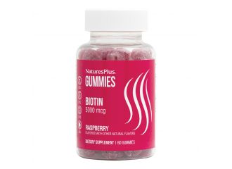 Biotina 5000mcg gummies lampone 60 gommose