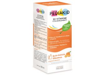 Pediakid 22 vitamine e oligoelementi sciroppo 125 ml