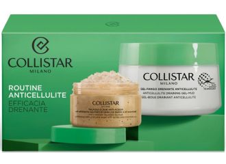 Collistar cofanetto routine:talasso scrub anti acqua 150 g + gel fango anticellulite 400 ml