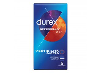 Durex Settebello XL Profilattici Extra Large 5 Pezzi