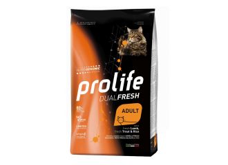 Prolife cat dual fresh adult lamb/trout & rice 400 g