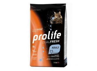 Prolife cat dual fresh adult salmon/codfish & rice 400 g