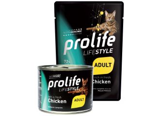 PROLIFE GATTO LIFESTYLE ADULTO POLLO BUSTA 85 GR