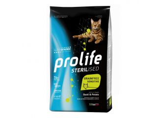 Prolife cat sterilised grain free sensitive adult quail & potato 400 g