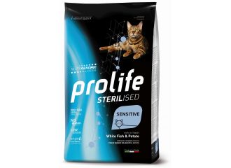 PROLIFE GATTO STERILISED SENSITIVE ADULTO PESCE BIANCO & PATATE 400 GR