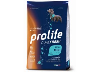 PROLIFE CANE DUAL FRESH ADULTO MINI SALMONE, MERLUZZO & RISO 2 KG