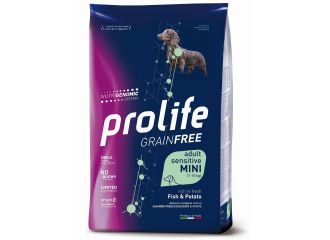 PROLIFE CANE GRAIN FREE SENSITIVE ADULTO MINI SALMONE & PATATE 600 GR