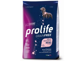 PROLIFE CANE GRAIN FREE SENSITIVE ADULTO MINI MAIALE & PATATE 600 GR