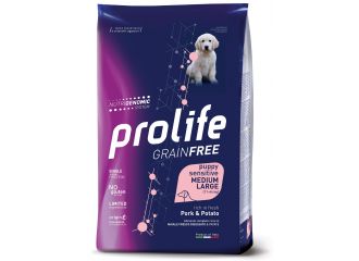 PROLIFE CANE GRAIN FREE SENSITIVE PUPPY MEDIUM&LARGE MAIALE & PATATE 2,5 KG