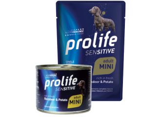 PROLIFE CANE SENSITIVE ADULTO MINI RENNA & PATATE BUSTA 100 GR