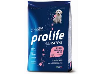 PROLIFE CANE SENSITIVE PUPPY MEDIUM&LARGE AGNELLO & RISO 10 KG