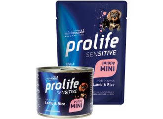 PROLIFE CANE SENSITIVE PUPPY MINI AGNELLO & RISO BUSTA 100 GR