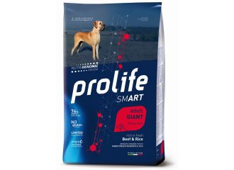 PROLIFE CANE SMART ADULTO GIANT MANZO & RISO 12 KG