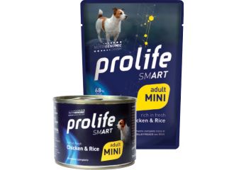 PROLIFE CANE SMART ADULTO MINI POLLO & RISO BUSTA 100 GR