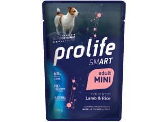 PROLIFE CANE SMART ADULTO MINI AGNELLO & RISO BUSTA 100 GR