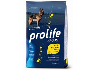 PROLIFE CANE SMART ADULTO MEDIUM&LARGE POLLO & RISO 12 KG