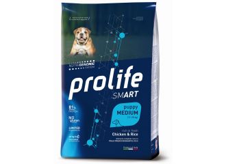 PROLIFE CANE SMART PUPPY MEDIUM POLLO & RISO 10 KG