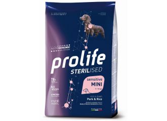 PROLIFE CANE STERILISED SENSITIVE ADULTO MINI MAIALE & RISO 2 KG