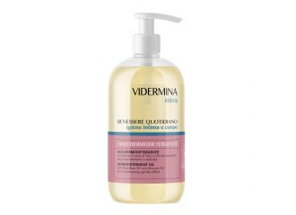 Vitamindermina Olio Detergente Restitutivo Anti-Prurito Viso e Corpo 500 ml