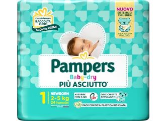 Pampers baby dry pannolino newborn 24 pezzi