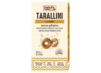 Puglia sapori tarallini all'avena 6 bustine da 30 g