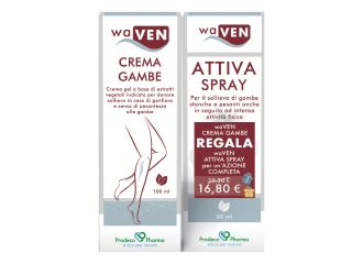 Waven crema gambe 100 ml + attiva spray 50 ml