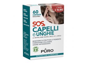 Puro sos capelli&unghie 60 compresse deglutibili