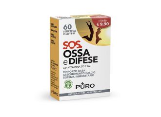 Puro sos ossa e difese 60 compresse deglutibili