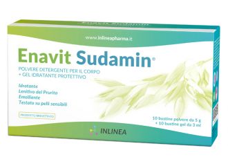 Enavit sudamin 10 bustine polvere da 5 g + 10 bustine gel da 3 ml