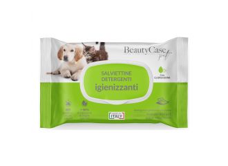 Beautycase pet salviettine detergenti igienizzanti con clorexidina flow pack 40 pezzi