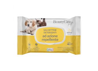 Beautycase pet salviettine detergenti ad azione repellente flow pack 40 pezzi