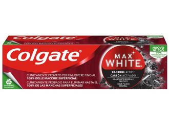 Colgate max white expert white carbon dentifricio 75 ml