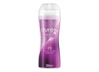 Durex Massage 2in1 Aloe Vera Gel Massaggio Corpo e Lubrificante 200 ml