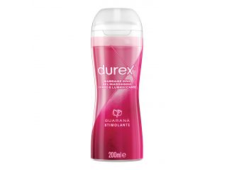 Durex Massage 2in1 Stimulating Gel Massaggio Corpo e Lubrificante con Guaranà 200 ml