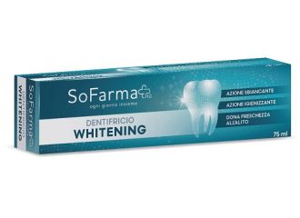 Sofarmapiu' dentifricio whitening 75 ml