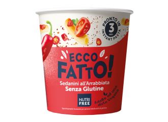 Nutrifree ecco fatto sedanini all'arrabbiata 70 g