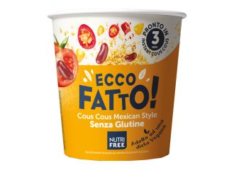 Nutrifree ecco fatto cous cous mexican style 70 g