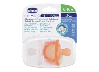 Chicco Physioforma Gommotto Luxe Bimba 6-16 Mesi 2 Pezzi