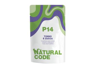 Natural code tonno e zucca umido gatto busta 70 g