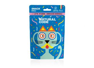 NATURAL CODE GATTO SNACK KITTEN LATTE, VITAMINE & AMMINOACIDI ESSENZIALI 60 GR