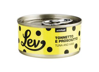 LEV GATTO LATTINA IN ACQUA DI COTTURA ADULTO TONNETTO & PROSCIUTTO 70 GR     TEMPORANEAMENTE MANCANTE DALL'AZIENDA PRODUTTRICE