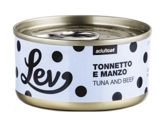 Lev tonnetto manzo lattina 70 g