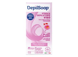 Depilsoap strisce viso delicate 20 pezzi